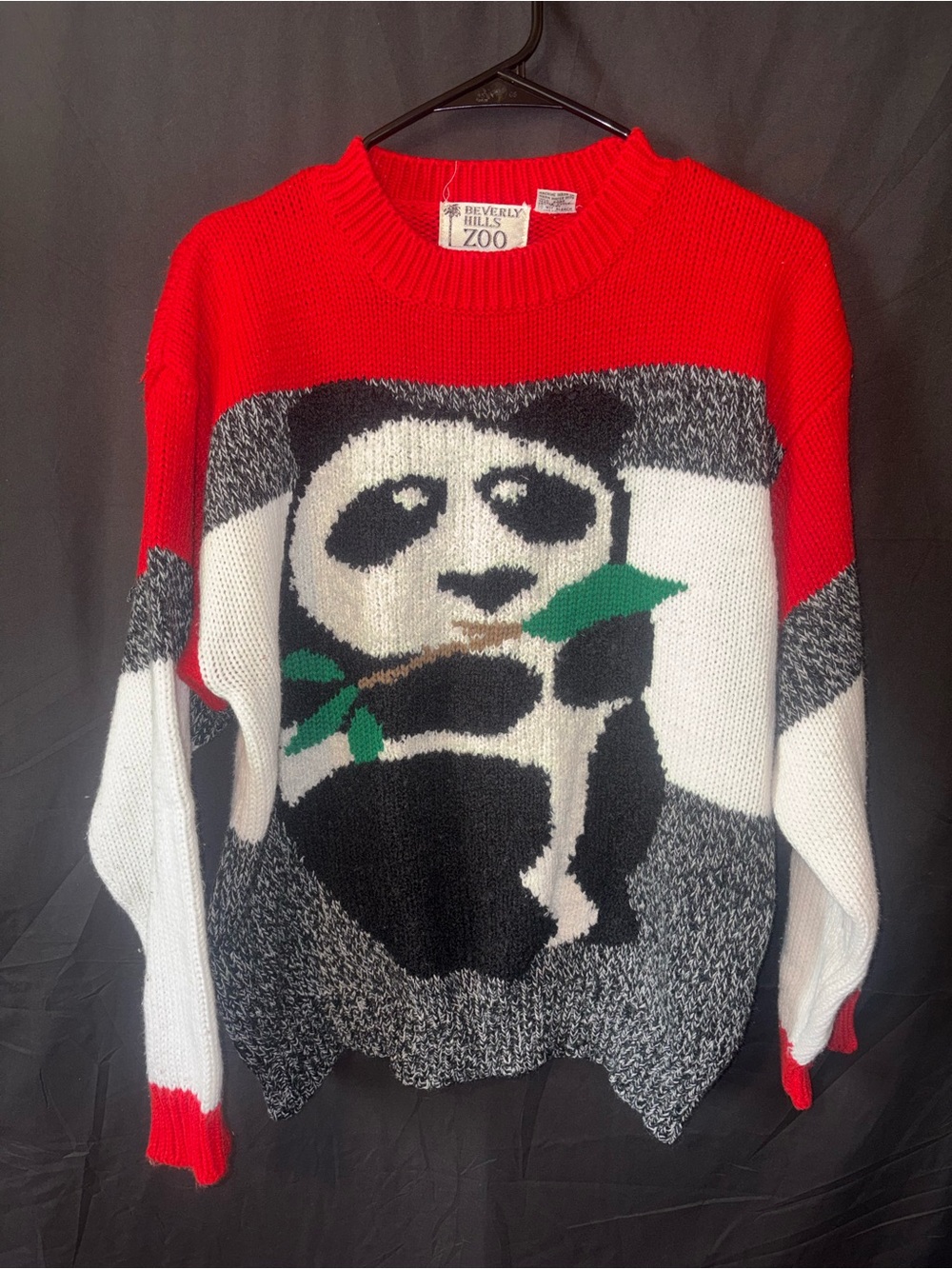 Vintage Beverly Hills Zoo Panda Sweater